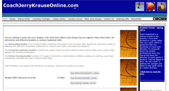 Desktop Screenshot of coachjerrykrauseonline.com